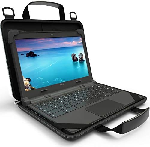Uzbl 11-11.6 Caso Chromebook Laptop Protetive Laptop Hange Hard, trabalho sempre ativo com alça de transporte e alça de ombro
