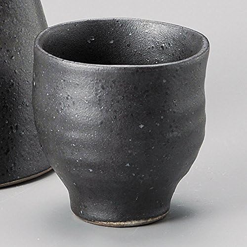 Tetsukuro Long Cup, 3,2 fl oz, 4,3 oz, copo de saquê, terra, restaurante, ryokan, tabela japonesa, restaurante, elegante, utensílios