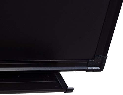Xboard Magnetic Rengetboard quadro -negro 36 x 24, placa de giz/placa preta com 2 ímãs, quadro de alumínio preto