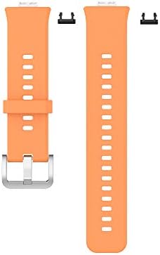 Bandas de substituição de senteners compatíveis com a banda de fit huawei watch, acessório ajustável de silicone esportivo de silicone