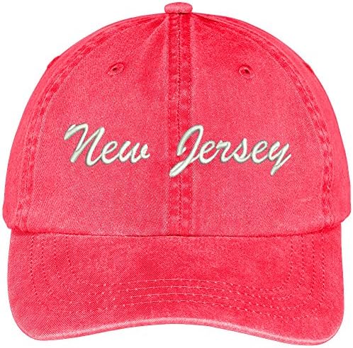 Trendy Apparel Shop New Jersey State Bordado Bordado de Algodão Ajustável Capinho de Algodão