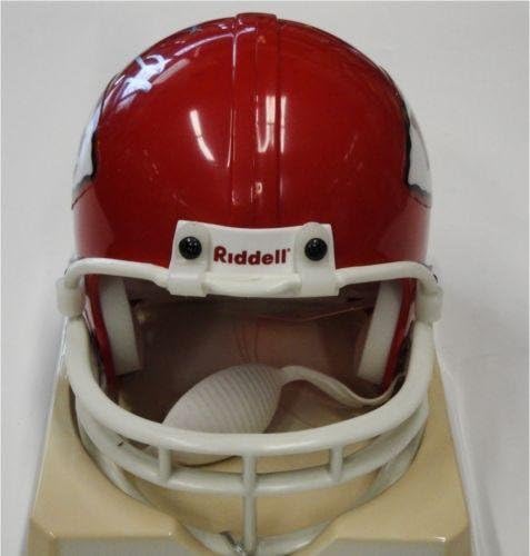 Sylvester Morris Kansas City Chefes Topps/Holograma Mini capacete assinado - Mini capacetes autografados da NFL