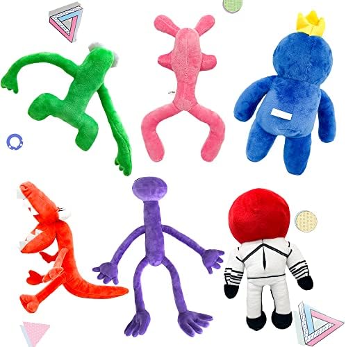 Majzzq Rainbow Friends Plush Toy ， Rainbow Friends Wiki Plush ， Plushies Brinquedo de Rainbow Friends Plessy Toys Presente