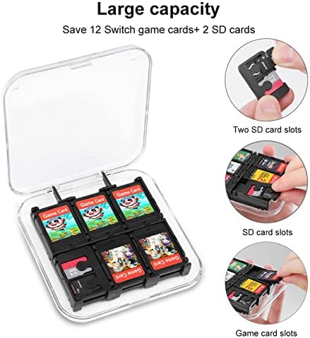 Bandana Paisley Game Card Case Shock Profpress Card Storage Storage 6 Slots Storage Protective Box Compatível com jogos Switch
