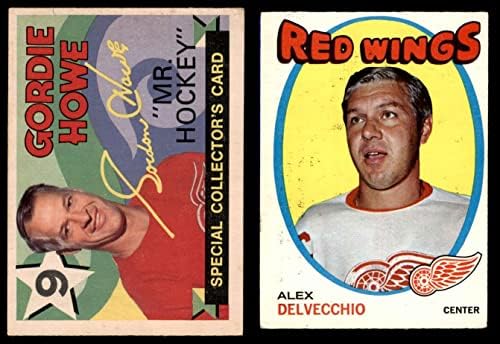 1971-72 O-PEE-Chee Detroit Red Wings Team Detroit Red Wings Ex/Mt Red Wings