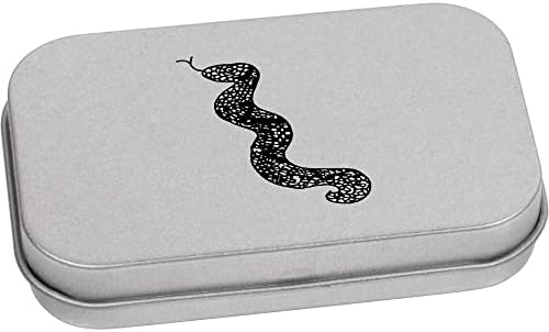 Azeeda 'Snake' Metal Articled Stationery Tin / Storage Box