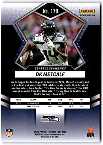 2022 Panini Mosaic Mosaic Camo Pink 170 DK Metcalf Seattle Seahawks NFL Football Trading Card