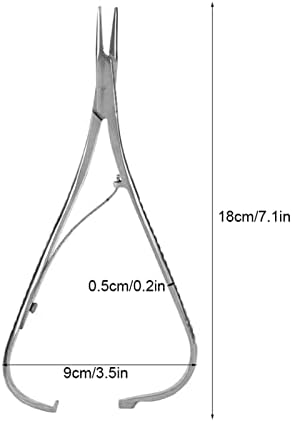 Aynefy Ligature Separator Placer, agulha Pórceps Pórceps Ortodôntico Picador estreito Piculador de alicate instrumentos cirúrgicos