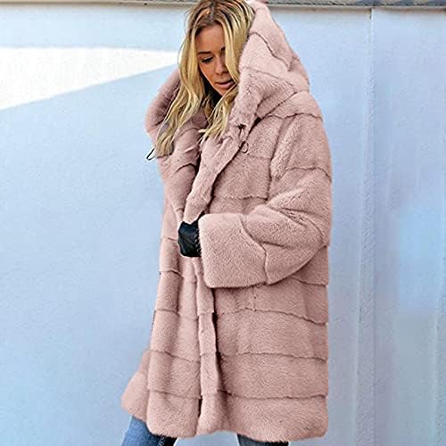 Pullover de túnica foviguo Women Winter Run Modern Sleless Fit Solid Coat Crewneck