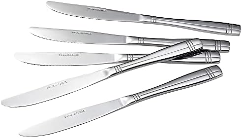 Facas de jantar de aço inoxidável de 16 peças Eslite, facas de talheres, 9,2 polegadas