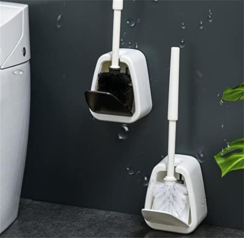 Escova de vaso sanitário genigw sem bastides sem saída no conjunto de armazenamento de banheiro montado na parede de