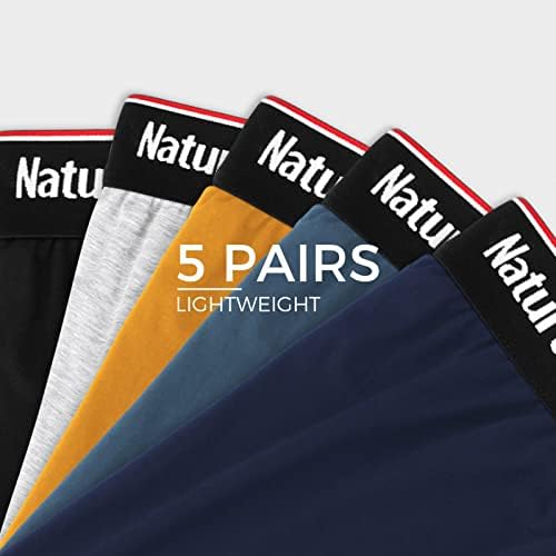 Sentimentos naturais boxer masculino boxers de bambu curto para homens soltos fit mass roupas íntimas suaves boxers