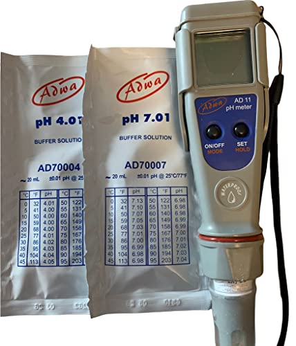 ADWA AD11 Bolso à prova d'água PH e medidor de temperatura