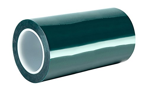 Taquecase M-36 x 72yd Poliéster verde/fita adesiva de silicone, 72 jardas de comprimento, 36 de largura