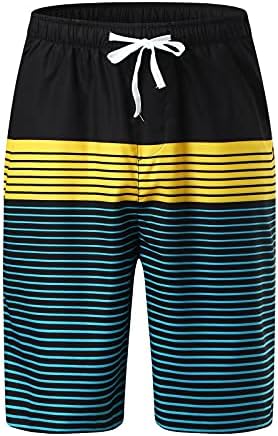 Shorts de natação de pranchas padrão masculinas com malha de malha Funny Beach Shorts Arda de banho de banho de banho com