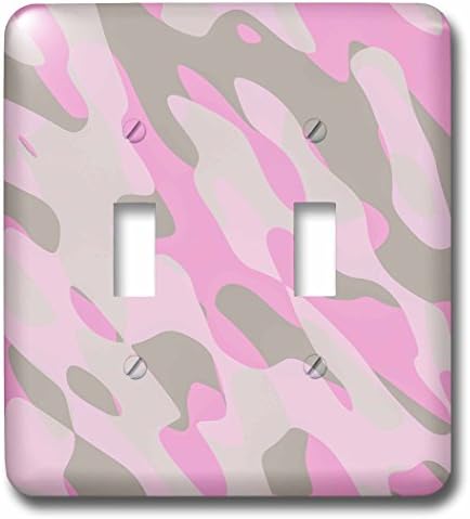 3drose lsp_268401_2 Chave de camuflagem rosa cinza interruptor de alternância, multicolor