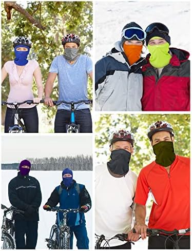 Zhanmai Face Face Cover Protection Garda de pescoço Balaclava respirável capuz para ciclismo de motocicleta ao ar livre