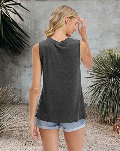 Irisgod tanque feminino Tops de verão casual solt fit