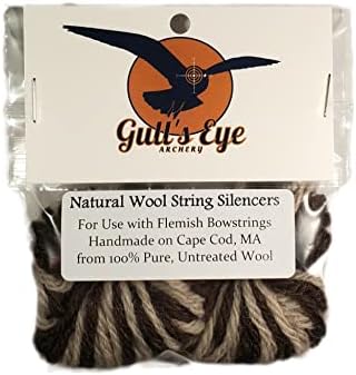 Silenciadores de cordas de lã de lã de arco e arco do olho de Gull