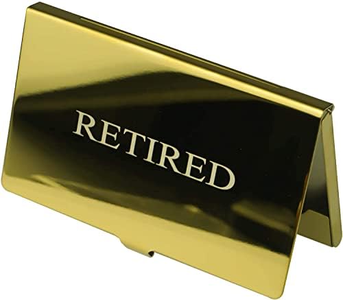 RXBC2011 Cartões de visita aposentados Presente de aposentadoria engraçado para homens aposentados Mulheres colegas colegas do chefe