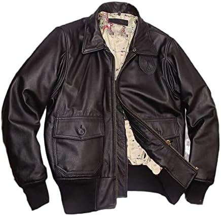 Uktzfbctw jaqueta de couro masculino colarinho de lã de bombardeiro de bombardeiro de bombardeiro