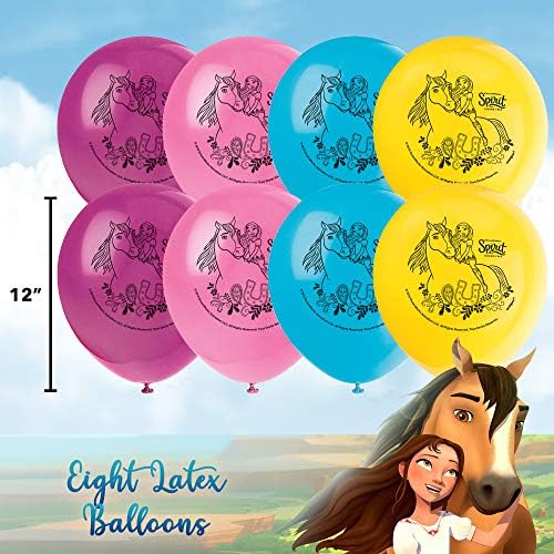 Pacote de balões de festas grátis de Riding Free Ridding | Folha multicolorida e balões de látex | Aniversário de meninas infantis,