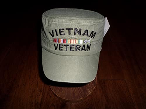 Vietnã veterano liso liso OD Green Low Perfil Cap
