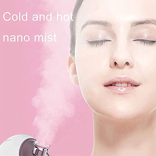 Vapor facial spray quente e frio, aromaterapia a vapor com tecnologia de vapor inteligente, 6 modos de beleza personalizáveis ​​para desobstruir os poros e limpeza profunda
