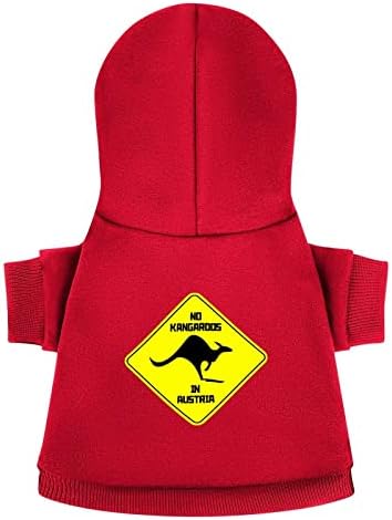 Cruzas de Kangaroo Cruzando trajes de animais de estimação com chapéu fofo molho de macacão com capuz para cachorro