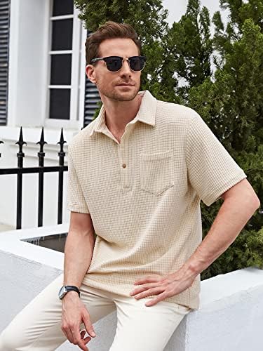 Camisas casuais de botão casual masculinas Zaful mass