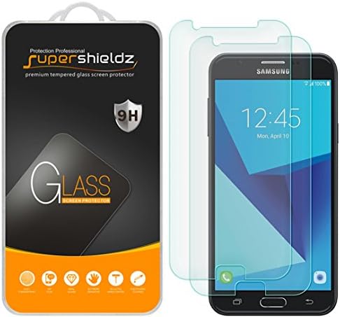Supershieldz projetado para protetor de tela de vidro temperado Samsung, 0,33 mm anti -sratch, bolhas livres