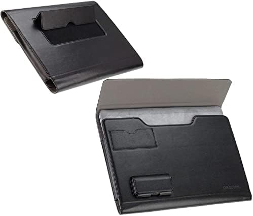 Broonel Black Leather Folio Case - Compatível com Lenovo Ideapad 3i Gen 7 14 Laptop