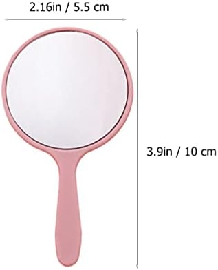 Espelho de maquiagem de viagem curada 25pcs espelhos de viagem espelhos de maquiagem de viagem Mini espelho cosmético com espelho de barbeiro para mulheres espelho de bolso