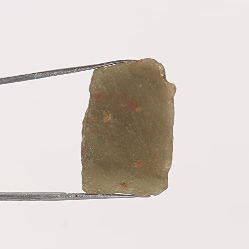 Pedra de cura de jade verde natural africana para cair, cura de pedra 41,05 ct