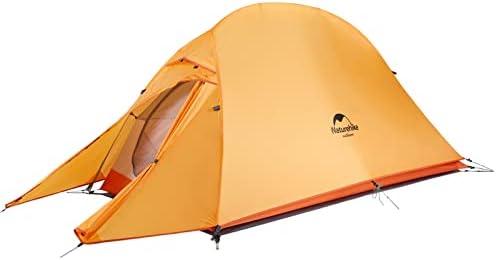 Naturehike Cloud -Up 1 Pessoa Backpacking Backpacking com pegada - Dome camping caminhando tendas de mochila à prova