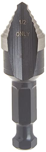 Irwin 10231cb Unibit 1/32 polegada 13 etapas de lay de alora cobalta Bit, preto