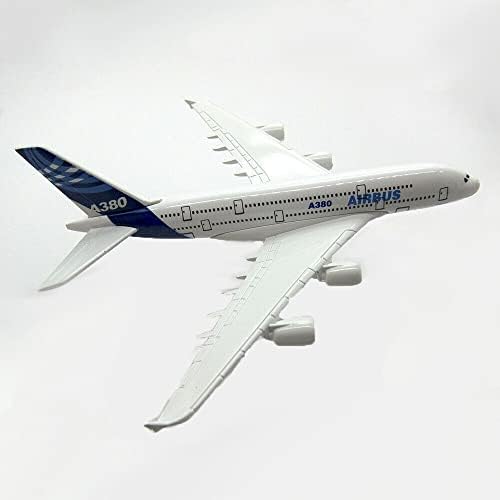 Modelo de avião A380 MOOKEENONA PROTOTYPE CIVIL CIVIL AIVRILER MODELO DE AVIMENTAÇÃO DE AVIMAÇÃO 16 CM Modelo de aviação