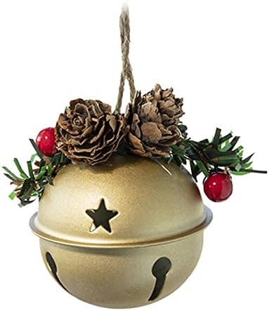 Mini decorações de guirlanda decoração de árvore de Natal Creative Gold Gold Metal Metal Pingente Decoração de Natal
