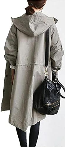 Casacos de inverno yutanal para mulheres, manga comprida Turtleneck zip up capuzes jaquetas casuais cardigã