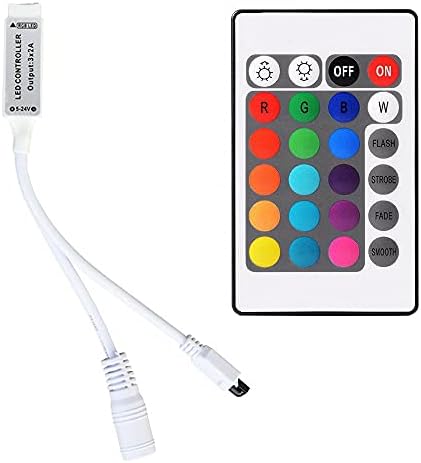 44 chaves 24 teclas LED RGB Controller Controller LED Mini IR