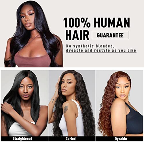 FACMOOD LACE FRONTED WIG CABELO HUMANO REAL PARA MULHERES NEGRAS, 13x4 HD Lace Transparente Wigs Frontal Wave Wave, Limpa de