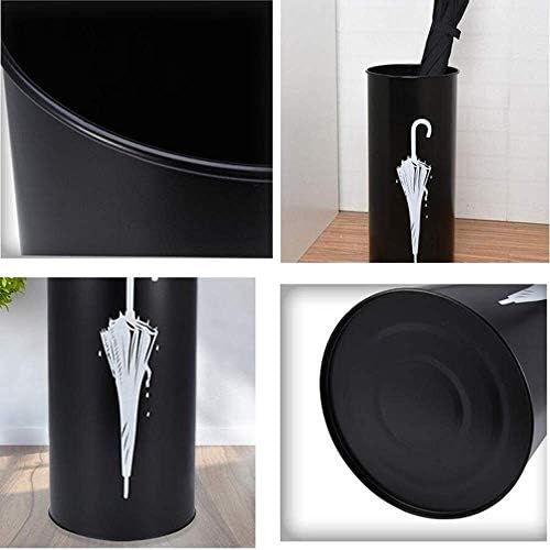 Razzum Umbrella Stand Metal Storage Rack Bet Solder para Decoração do Ballyer Hallway Hall Hall, Round Umbrella