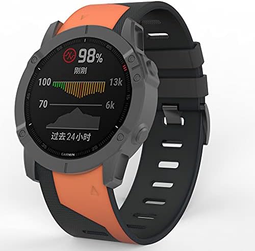 Skm 22 26mm Smart WatchBand tiras para Garmin Fenix ​​6 6s 6x Pro 5x 5 5S 3HR 935 945 Liberação rápida Silicone Wrist Bracelet