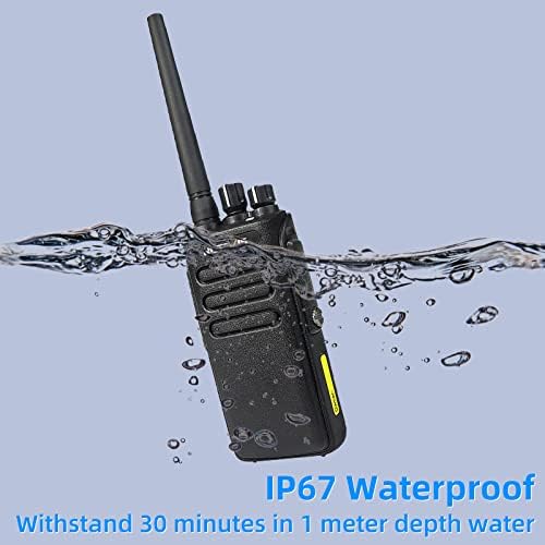 RETEVIS RT81 Digital Walkie Talkies, IP67 Rádios DMR à prova d'água, rádio de duas maneiras pesadas, 2200mAh, Rádio de 2 vias de longo alcance com microfones, para medicina