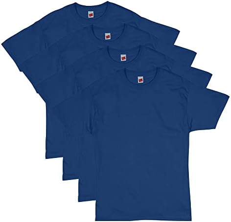 Hanes Essentials Men's T-shirt pacote, camisetas de manga curta masculina, camisetas de algodão para homens, pacote de valores