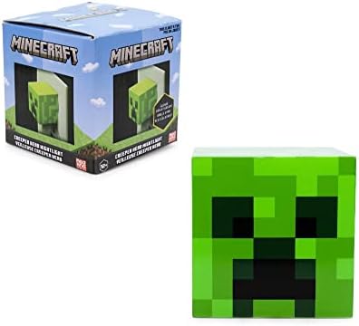 Minecraft Green Creeper Plug-in Nightlight com Dusk Auto para Dawn Sensor | Luz de humor LED para crianças, quarto de jogo, corredor
