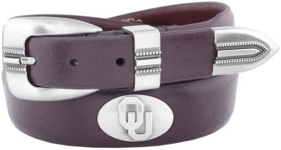 Zeppelin Products Inc. NCAA Oklahoma Sooners Tip Concho Cinturão de Concho