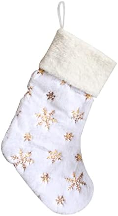 Chapa transparente para pendurar meias de Natal forte Saco de meias de Natal e meias suspensas de Natal para decoração