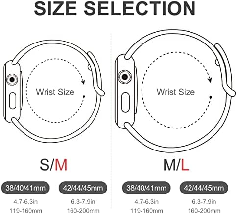 Luckria Compatível para scrunchie Apple Watch Band 38mm 40mm 41mm de tecido de tecido elástico macio Banda de pulseira feminina para