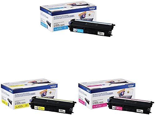 Irmão genuíno de alto rendimento de toner -cartridge conjunto - ciano, magenta e toner de cores amarelo